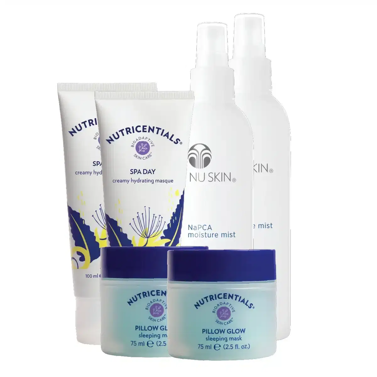 Moisture Mist+Spa Day+Pillow Glow Kit (Canada) - Nu Skin Treatments/Masks | NuBest Skin