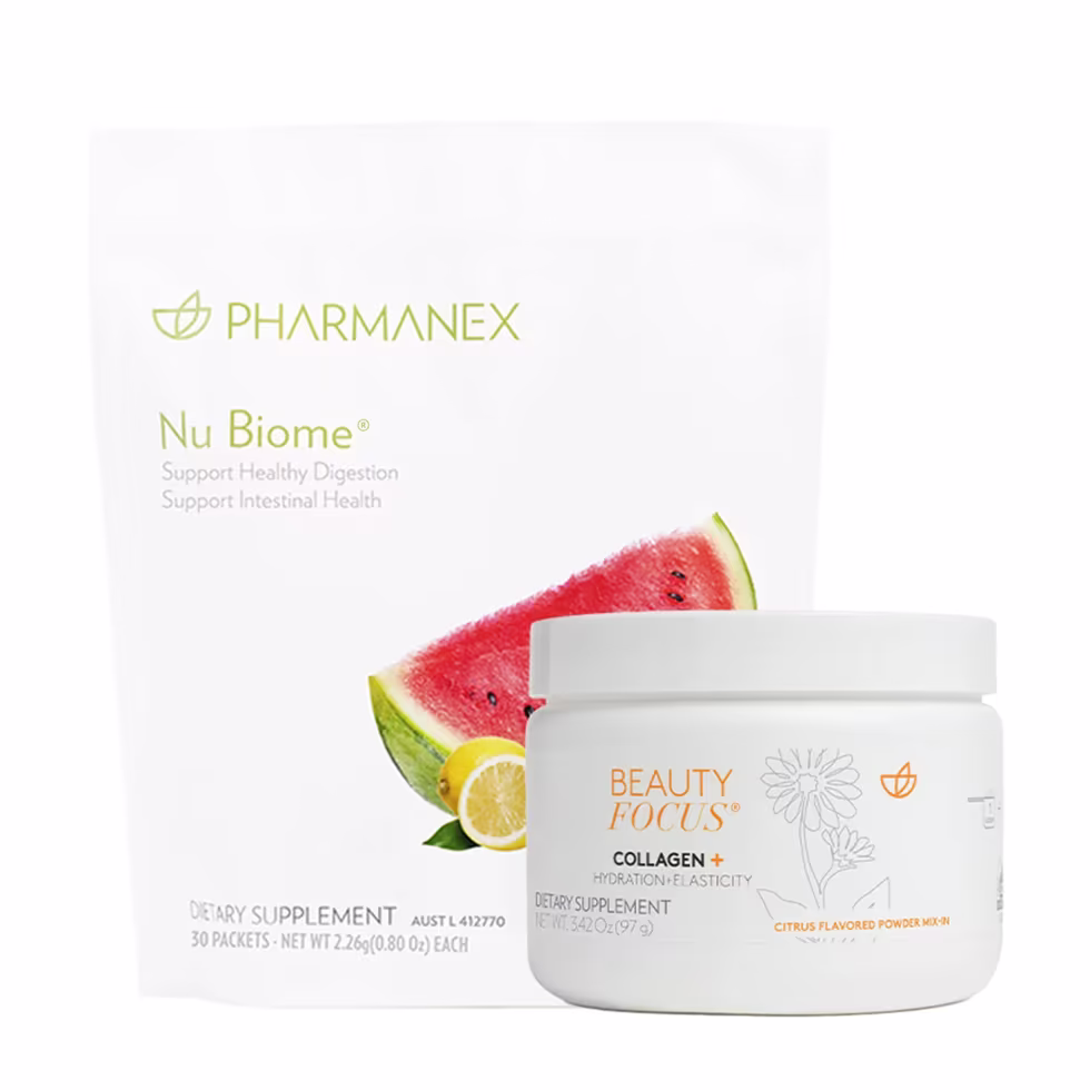 Nu Biome® & Beauty Focus® Collagen+ Kit (NZ) - Nu Skin Beauty Focus Collagen+ | NuBest Skin