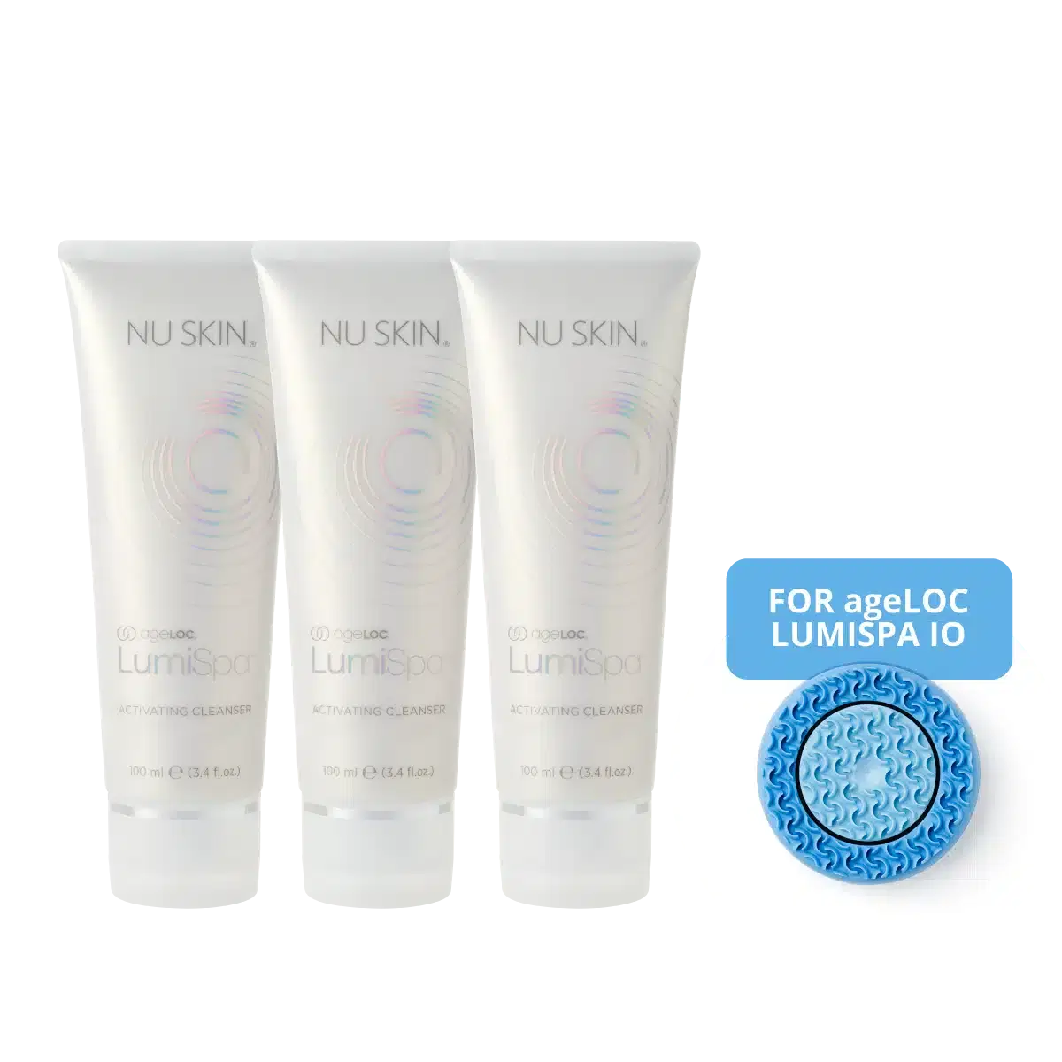 ageLOC LumiSpa iO Cleanser 3 Pack (Singapore) - Nu Skin ageLOC LumiSPA iO | NuBest Skin