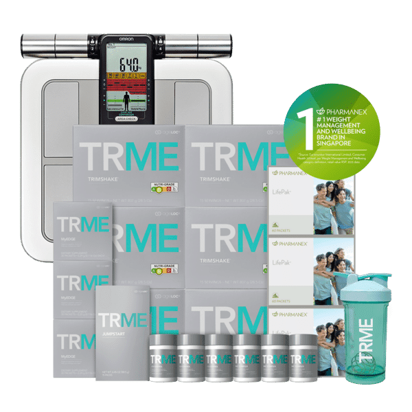 ageLOC TRMe System Vanilla & Omron Scale (Singapore) - Chocolate TrimShake - Nu Skin TRMe | NuBest Skin