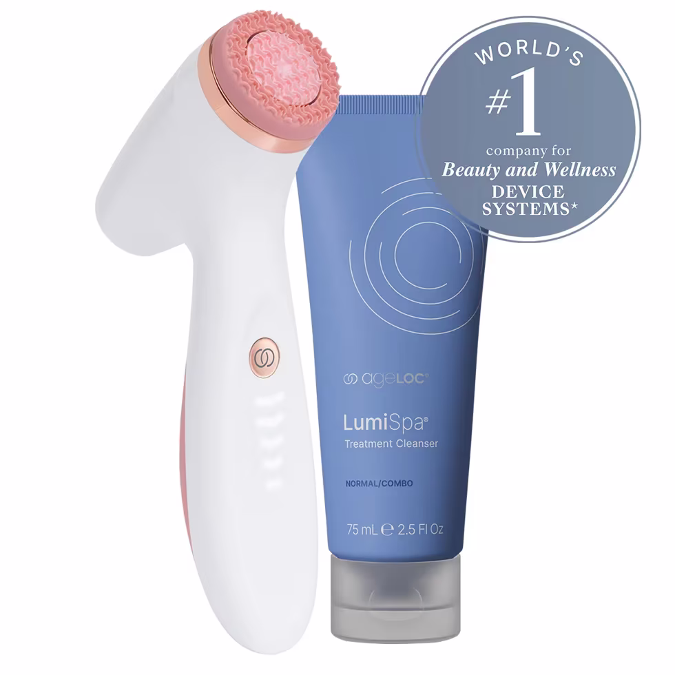 ageLOC LumiSpa iO Rose Gold +Cleanser (USA) - Noraml/Combo